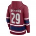 Толстовка Nathan MacKinnon Colorado Avalanche Lace-Up - Burgundy