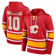 Толстовка Jonathan Huberdeau Calgary Flames Name & Number Lace-Up - Red