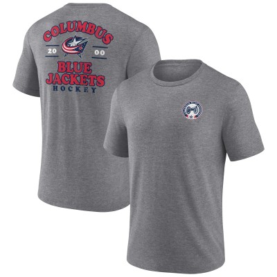 Футболка Columbus Blue Jackets Fanatics Winger Tri-Blend - Heather Gray