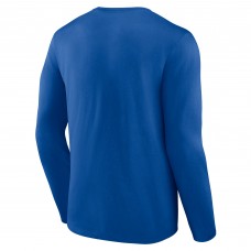St. Louis Blues Fanatics Blue Rinkside Long Sleeve T-Shirt