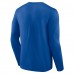 St. Louis Blues Fanatics Blue Rinkside Long Sleeve T-Shirt