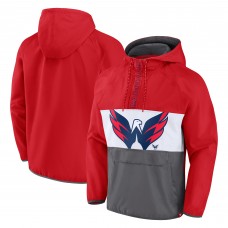 Куртка на короткой молнии Washington Capitals Flagrant Foul Anorak Raglan - Red