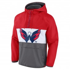 Куртка на короткой молнии Washington Capitals Flagrant Foul Anorak Raglan - Red