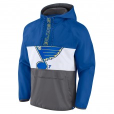 Куртка на короткой молнии St. Louis Blues Fanatics Flagrant Foul Anorak Raglan - Blue