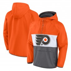 Куртка на короткой молнии Philadelphia Flyers Flagrant Foul Anorak Raglan - Orange