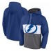 Куртка на короткой молнии Tampa Bay Lightning Fanatics Flagrant Foul Anorak Raglan - Blue