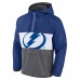 Куртка на короткой молнии Tampa Bay Lightning Fanatics Flagrant Foul Anorak Raglan - Blue