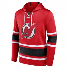 Толстовка New Jersey Devils Puck Deep Lace-Up - Red