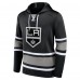 Шайба Толстовка Los Angeles Kings Fanatics Deep Lace-Up - Black