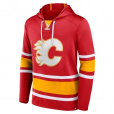 Толстовка Calgary Flames Puck Deep Lace-Up - Red