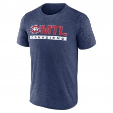 Футболка Montreal Canadiens Fanatics Heather Navy Playmaker