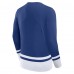 Футболка Tampa Bay Lightning Fanatics Back Pass Lace-Up Long Sleeve - Blue