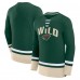 Футболка с длинным рукавом Minnesota Wild Fanatics Back Pass Lace-Up - Green