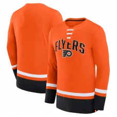 Футболка с длинным рукавом Philadelphia Flyers Back Pass Lace-Up - Orange