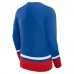 Футболка с длинным рукавом New York Rangers Back Pass Lace-Up - Blue