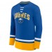Футболка с длинным рукавом Buffalo Sabres Back Pass Lace-Up - Royal