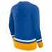 Футболка с длинным рукавом Buffalo Sabres Back Pass Lace-Up - Royal