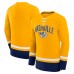 Футболка с длинным рукавом Nashville Predators Back Pass Lace-Up - Gold