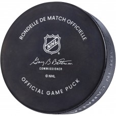 New York Rangers Igor Shesterkin Fanatics Authentic Official Game Puck with No Quit in NY Inscription