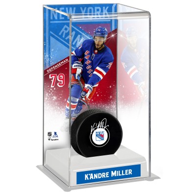 Шайба с автографом KAndre Miller New York Rangers Fanatics Authentic Autographed Puck with Deluxe Tall