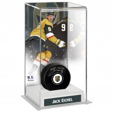 Vegas Golden Knights Jack Eichel Fanatics Authentic Deluxe Tall Hockey Puck Case