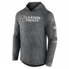 Толстовка Los Angeles Kings Stacked - Heather Charcoal