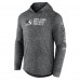 Толстовка с капюшоном San Jose Sharks Stacked - Heather Charcoal