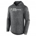 Футболка с длинным рукавом с капюшоном Vegas Golden Knights Fanatics Stacked - Heather Charcoal