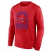 Футболка с длинным рукавом Washington Capitals Keep The Zone - Heather Red
