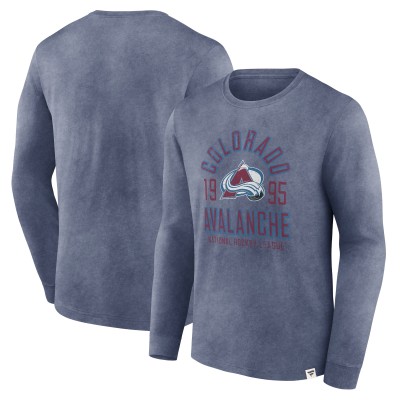 Футболка с длинным рукавом Colorado Avalanche Keep The Zone - Heather Navy