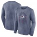 Футболка с длинным рукавом Colorado Avalanche Keep The Zone - Heather Navy
