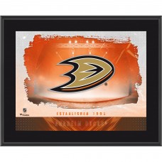 Anaheim Ducks Fanatics Authentic 10.5 x 13 Sublimated Horizontal Logo Team Plaque