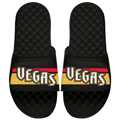 Подростковая Vegas Golden Knights ISlide Black Special Edition 2.0 Slide Sandals