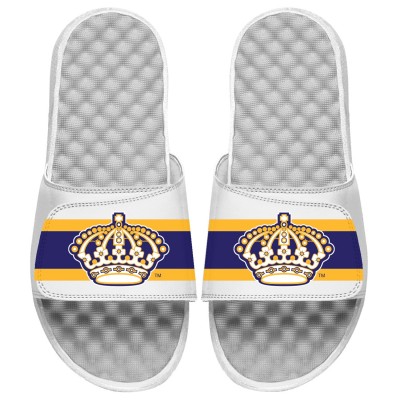 Шлепки ISlide Los Angeles Kings Youth White Special Edition 2.0