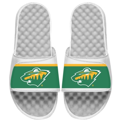 Шлепки ISlide Minnesota Wild Youth White Special Edition 2.0