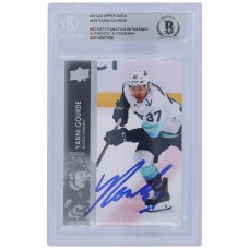 Yanni Gourde Seattle Kraken Autographed 2021-22 Upper Deck Extended Series #628 Beckett Fanatics Witnessed Authenticated Card