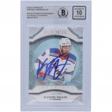 KAndre Miller New York Rangers Autographed 2020-21 Upper Deck Artifacts #RED200 #543/999 Beckett Fanatics Witnessed Authenticated 10 Rookie Card KAndre Miller New York Rangers Autographed 2020-21 Upper Deck Artifacts #RED200 #543/999 Beckett Fanatics Witnessed Authenticated 10 Rookie Card