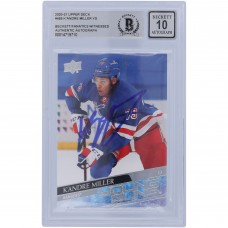 KAndre Miller New York Rangers Autographed 2020-21 Upper Deck Young Guns #469 Beckett Fanatics Witnessed Authenticated 10 Rookie Card KAndre Miller New York Rangers Autographed 2020-21 Upper Deck Young Guns #469 Beckett Fanatics Witnessed Authenticated 10 Rookie Card