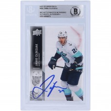 Jamie Oleksiak Seattle Kraken Autographed 2021-22 Upper Deck Extended Series #685 Beckett Fanatics Witnessed Authenticated Card