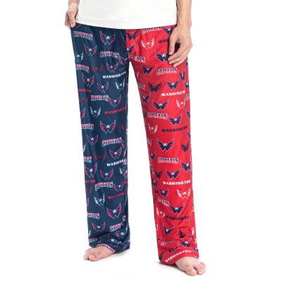 Штаны Washington Capitals Concepts Sport Red/Navy AOP Knit Split