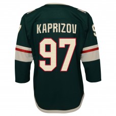 Подростковая Minnesota Wild Kirill Kaprizov Green Home Premier Player Jersey
