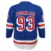 Подростковая New York Rangers Mika Zibanejad Blue Home Replica Player Jersey