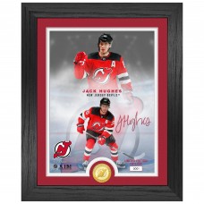 New Jersey Devils Jack Hughes Highland Mint 13 x 16 Framed Photo Collage Mint New Jersey Devils Jack Hughes Highland Mint 13 x 16 Framed Photo Collage Mint