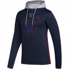 Толстовка Montreal Canadiens adidas Refresh Skate Lace AEROREADY - Navy