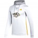 Толстовка Nashville Predators adidas Refresh Skate Lace AEROREADY - White