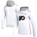 Толстовка Philadelphia Flyers adidas Refresh Skate Lace AEROREADY - White