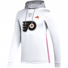 Толстовка Philadelphia Flyers adidas Refresh Skate Lace AEROREADY - White