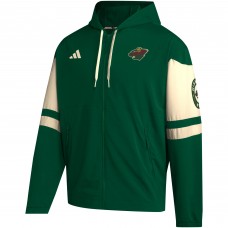 Толстовка на молнии Minnesota Wild adidas - Green