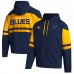Толстовка на молнии St. Louis Blues adidas - Navy