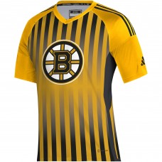 Boston Bruins adidas AEROREADY Raglan Soccer Top - Gold